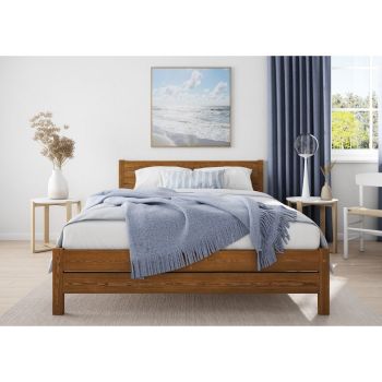 Alva Bed Frame 4 Feet - Wood - L197 x W128 x H90 cm - Umbra