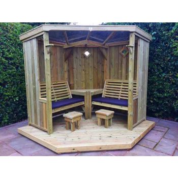 Four Seasons Garden Room - Timber - L150 x W290 x H205 cm - Garden Furniture - Fully Assembled