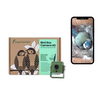 1080p WiFi Bird Box Camera - 3rd Gen - L19 x W13.5 x H6.5 cm