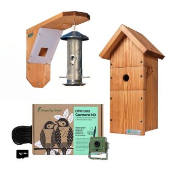 Bird Box and Bird Feeder Garden WiFi Camera Kit
