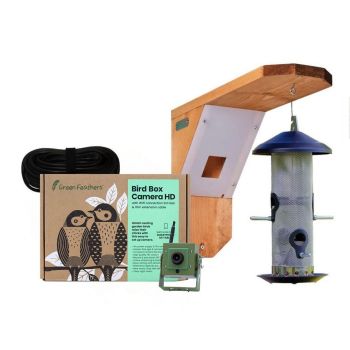 Bird Box Camera HD with WiFi Connection 3rd Gen - GB - Bird Feeder Bracket Deluxe Bundle
