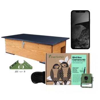Wildlife Camera HD with WiFi Connection 3rd Gen - GB - Hedgehog Feeding Station Deluxe Bundle