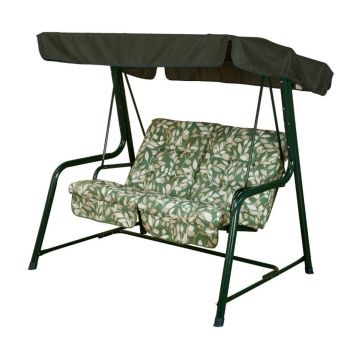 Pendulum Deluxe Cotswold Leaf Bed Hammock with Canopy - L180 x W114 x H160 cm