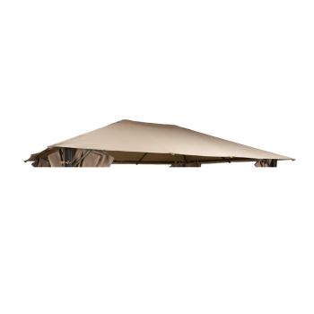 Replacement Canopy for Venice Gazebo - L300 x W400 cm - Mocha