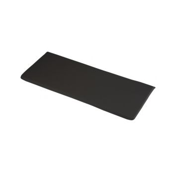 2 Seater Bench Outdoor Garden Furniture Cushion - L116 x W46 x H4 cm - Black