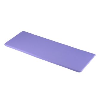 3 Seater Bench Outdoor Garden Furniture Cushion - L141 x W48 x H4 cm - Lilac