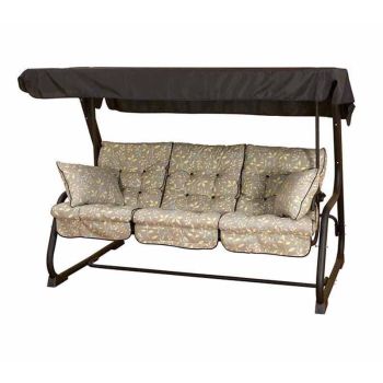 Glendale 3 Seater Hammock - Country - L154 x W113 x H192 cm - Black/Teal
