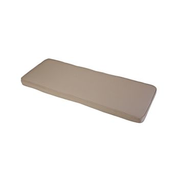 Stone 3 Seater Bench Outdoor Garden Furniture Cushion - L141 x W48 x H4 cm