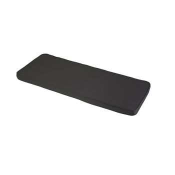 2 Seater Bench Outdoor Garden Furniture Cushion - L116 x W48 cm - Charcoal Grey
