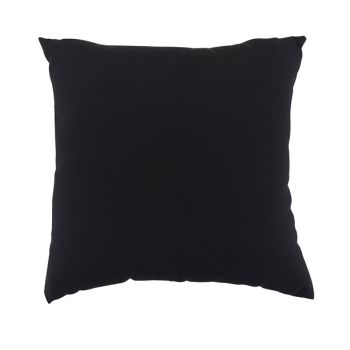Scatter Cushion 18" x 18" Black Outdoor Garden Furniture Cushion