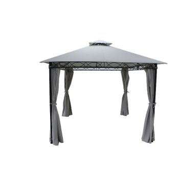Marco Polo Gazebo - L300 x W400 x H250 cm - Grey