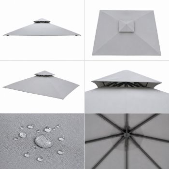 Marco Polo 4x3m Canopy - Grey