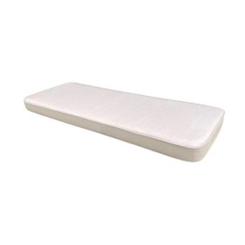 Ivory Luxury 2 Seater Bench Cushion - L48 x W116 x D5 cm