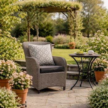 Scatter Cushion Diamond - L46 x W46 cm - Grey - Only Cushion