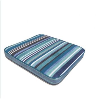 Sandbacks Standard Carver Chair Cushion - L45 x W40 x D5 cm - Blue