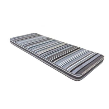 Sandbanks 2 Seater Bench Cushion - L116 x W48 x D6 cm - Grey