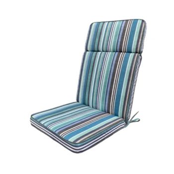 Sandbanks High Recliner Cushion - L116 x W49 x D5 cm - Blue