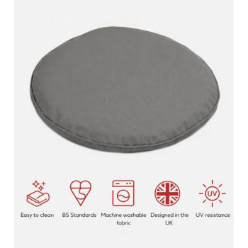 SP Bistro Pad Cushions (Pack of 2) - L30 x W30 x H4 cm - Grey