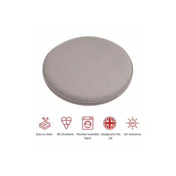 SP Bistro Pad Cushions (Pack of 2) - L30 x W30 x H4 cm - Taupe