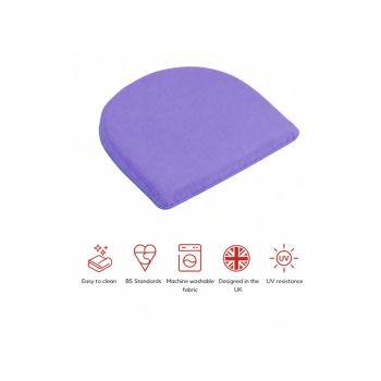 SP D Pad Cushions (Pack of 2) - L40 x W40 x H4 cm - Plum