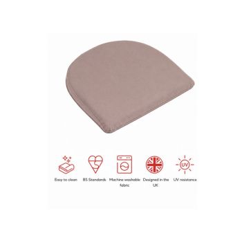SP D Pad Cushions (Pack of 2) - L40 x W40 x H4 cm - Taupe