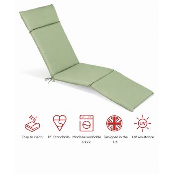 SP Steamer Pad Cushion - L183 x W49 x H6 cm - Lime