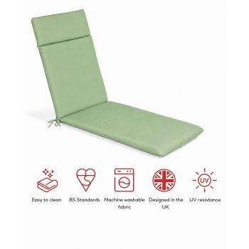 SP Lounger Pad Cushion - L198 x W60 x H6 cm - Lime