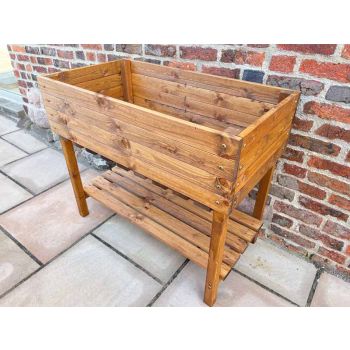 Multi Pack of 3 - The Peakes Veg Planter - Wood - L55.5 x W102 x H85 cm