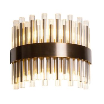 Ives Wall Lamp - Metal/Glass - L13.5 x W30 x H25 cm - Brass