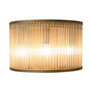Dusk Wall Lamp - Metal/Acrylic - L19.5 x W32 x H20 cm - Brass