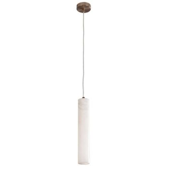 Thane Pendant - Metal/Alabaster - L10 x W10 x H43 cm - Bronze