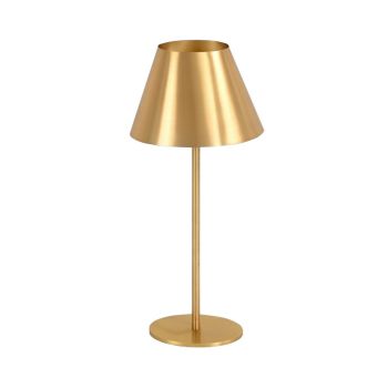 Asher Table Lamp - Metal - L17.5 x W17.5 x H39 cm - Brass