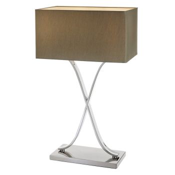 Torin Table Lamp - Metal - L28 x W42 x H76.2 cm - Nickel