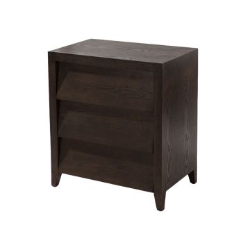 Brio Chest of Drawers - Wood - L45 x W70 x H78 cm - Chocolate