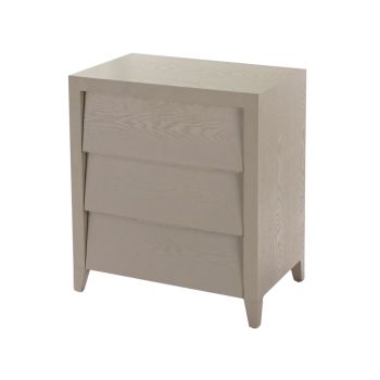 Brio Chest of Drawers - Wood/Ceramic - L45 x W70 x H78 cm - Grey