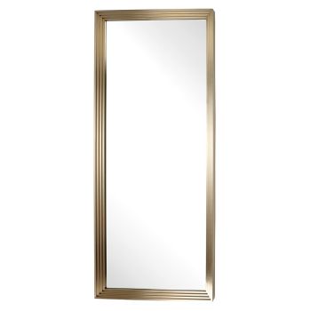 Lyle Wall Framed Mirror - Metal - L4.3 x W75 x H180 cm - Brass