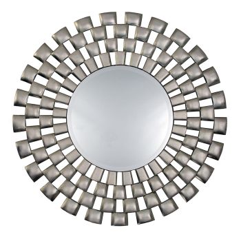 Luca Framed Mirror - Resin- L3.5 x W122 x H122 cm - Silver