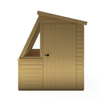 Iceni 8 x 6 Feet Potting Shed with Opening Glass Side Window Style B
