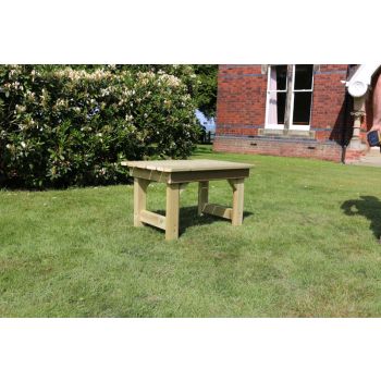 Coffee Table, Traditional Garden Wooden Furniture - L52 x W80 x H45 cm - Fully Assembled