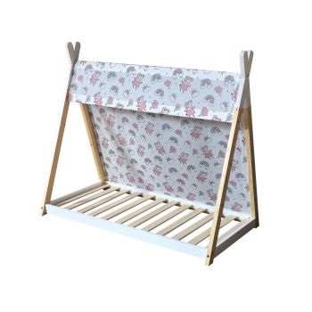 Peppa Pig Toddler House Bed - Wood - L144 x W91 x H130 cm - White