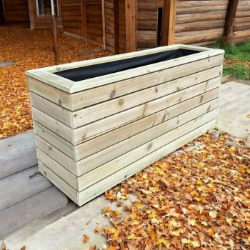 London Garden Planter - Pressure Treated Wood - L100 x W100 x H100 cm