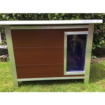 Kesgrave large dog kennel - L70 x W112.5 x H90 cm - Brown