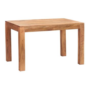 Toko Light Mango Small Dining Table - Solid Mango Wood - L80 x W120 x H76 cm