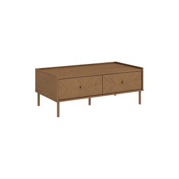 1.6m TV Unit - L39.5 x W160 x H50.5 cm - Light Oak - Assembly Required