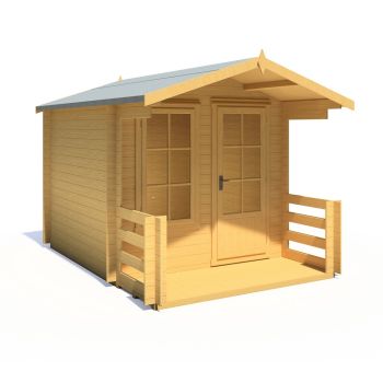 Maulden 19 mm Log Cabin 8 x 8 Feet + Verandah