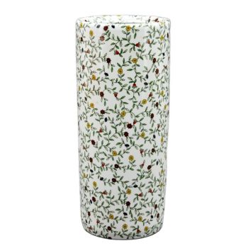 18 Inch Round Small Multi Flowers Umbrella Stand - L20 x W20 x H46 cm