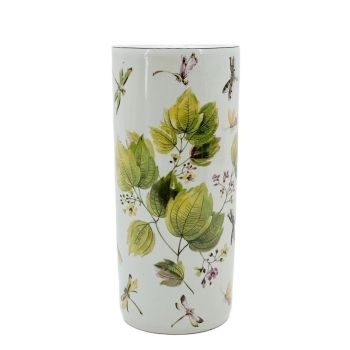 18 Inch Floral Round Umbrella Stand - L20 x W20 x H46 cm