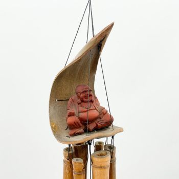 Garden Happy Buddha Wind Chime - L7 x W30 x H50 cm
