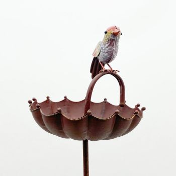 50 Inch Garden Birdfeeder Stake - Metal - L25 x W25 x H127 cm