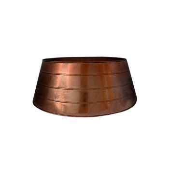 Christmas Tree Skirt - Metal - L67 x W67 x H26 cm - Copper